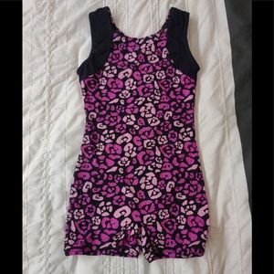 Girls dance gymnastics leotard small